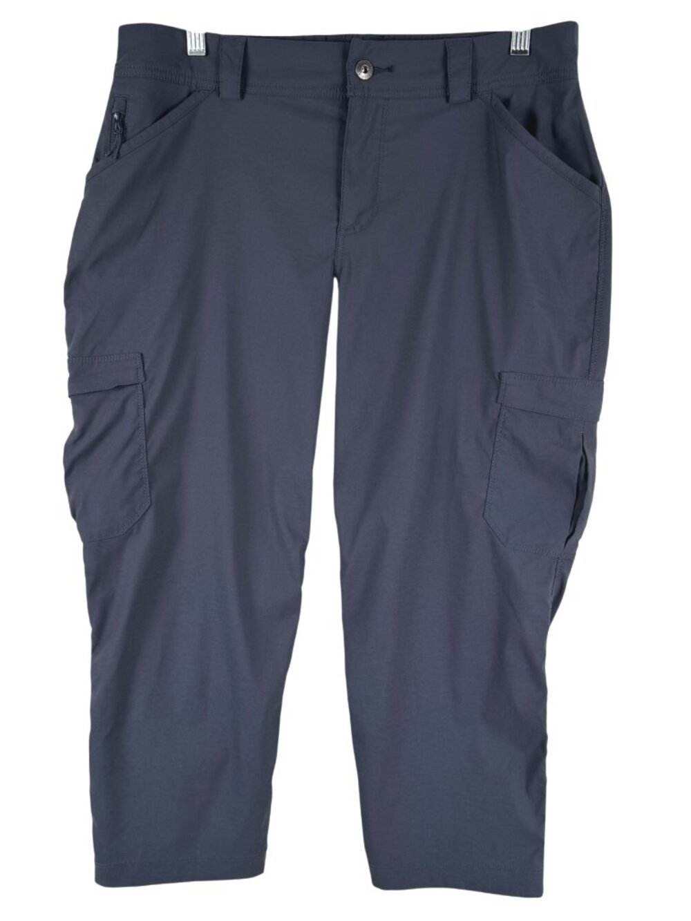 Duluth Trading Dry On The Fly Capris Pants Womens Size 10 Gray Outdoor PT-2870